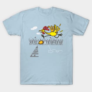 Chicken and egg dilemma: scrambled forever? T-Shirt